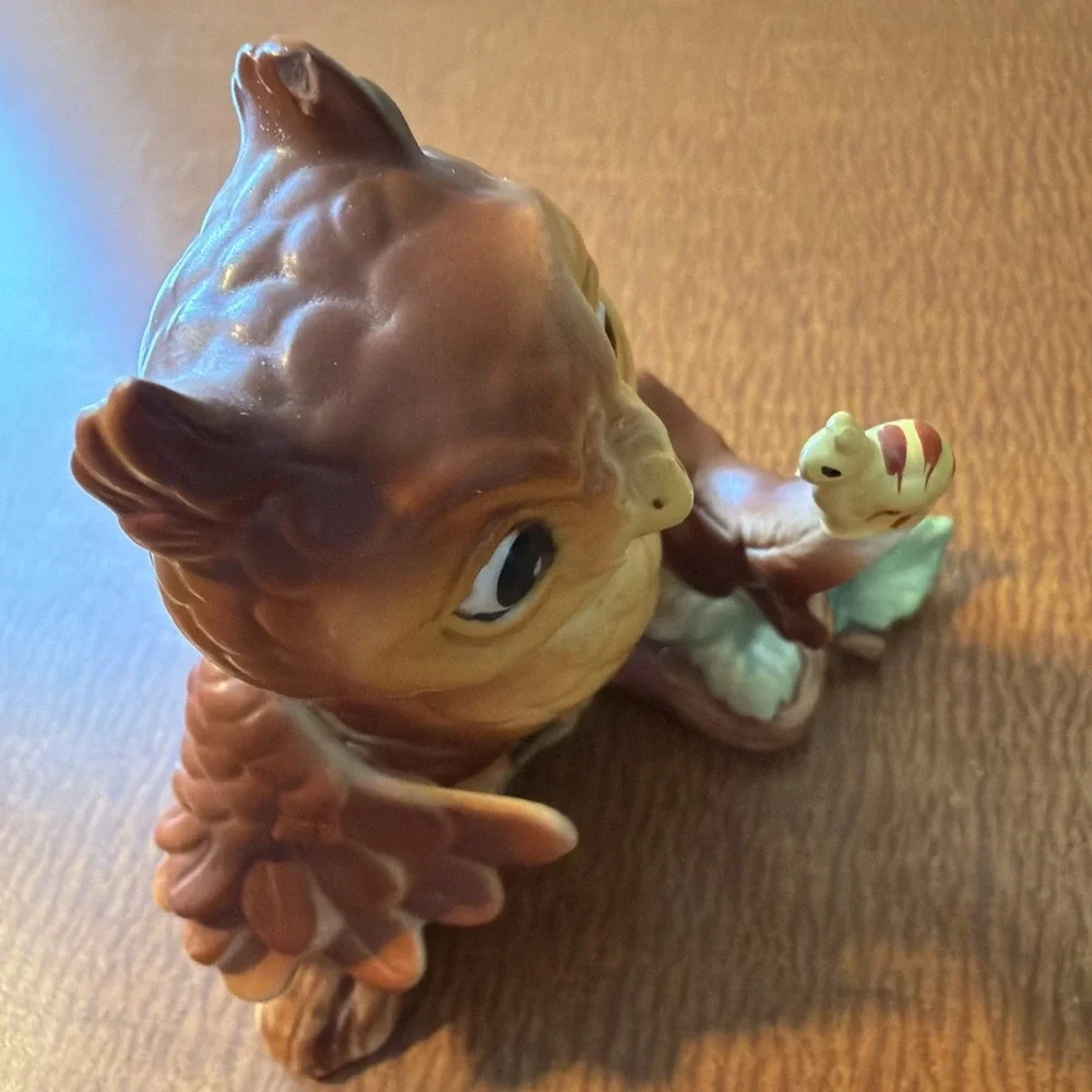 Vtg Hoot Owl Cloverleaf Lane Collection Owl Figurine  By Linda Powell 3.25